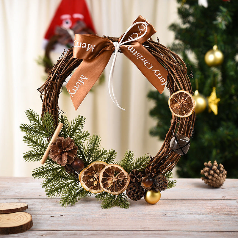 Christmas Decorations Garland Wreath – 30CM Handmade Holiday Ornament (Variety Styles) | Pixel & Parcel Co.