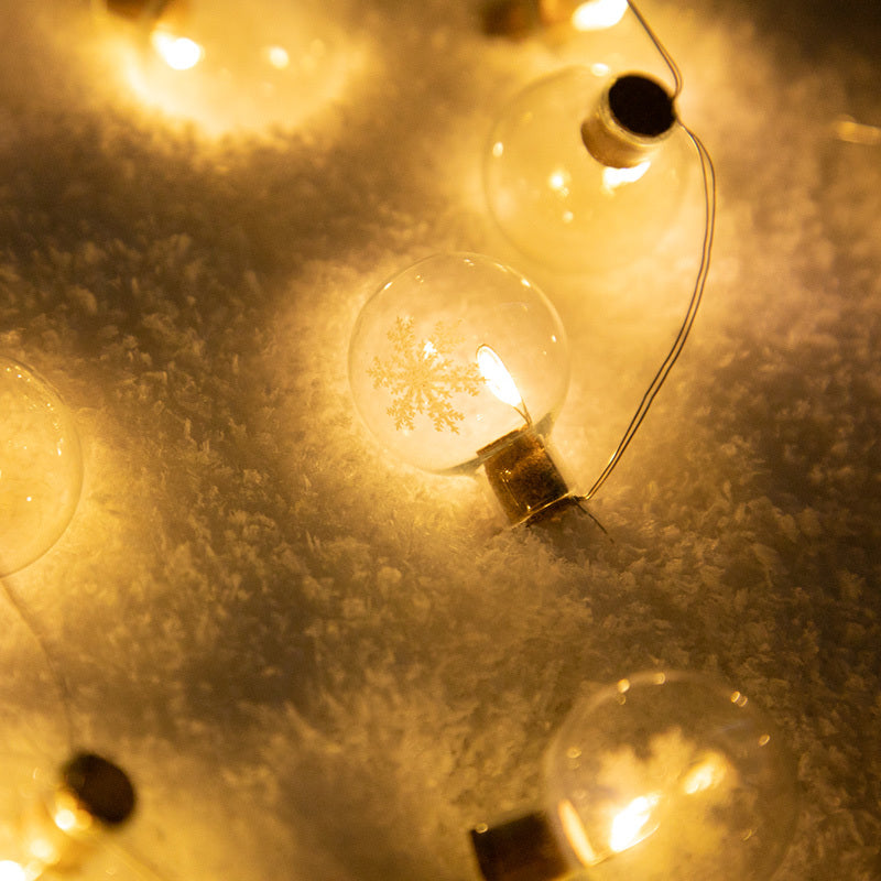 Copper Wire LED String Lights – Nordic Style Christmas Decorations (1m) | Pixel & Parcel Co.
