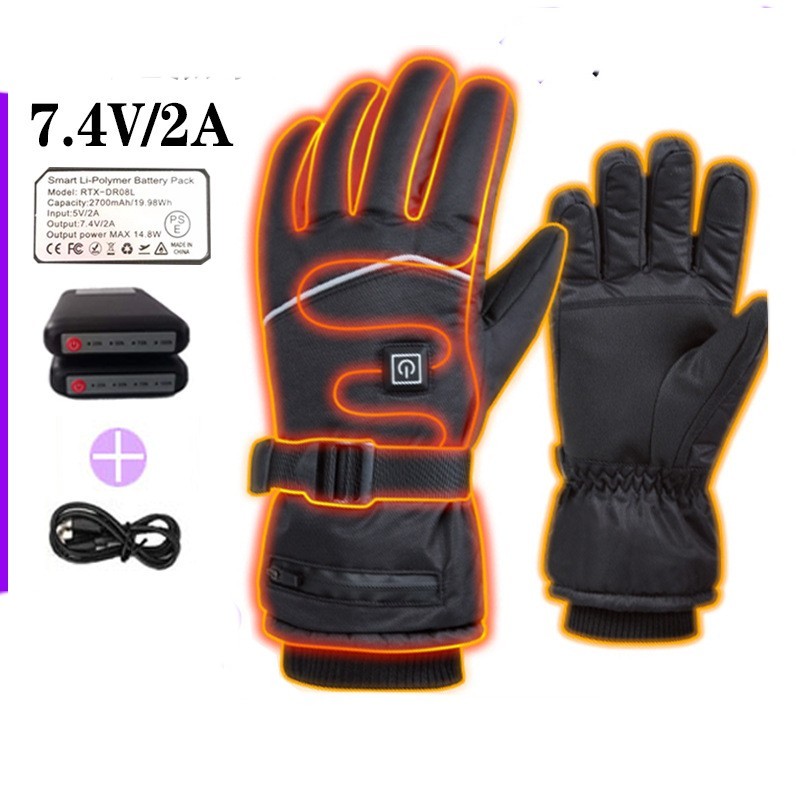 Outdoor Heated Gloves – Electric Thermal Gloves for Cycling & Skiing