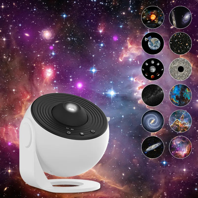 Night Light Galaxy Projector 360° Rotating Starry Sky Planetarium Lamp – Kids Bedroom, Valentines & Wedding Decoration