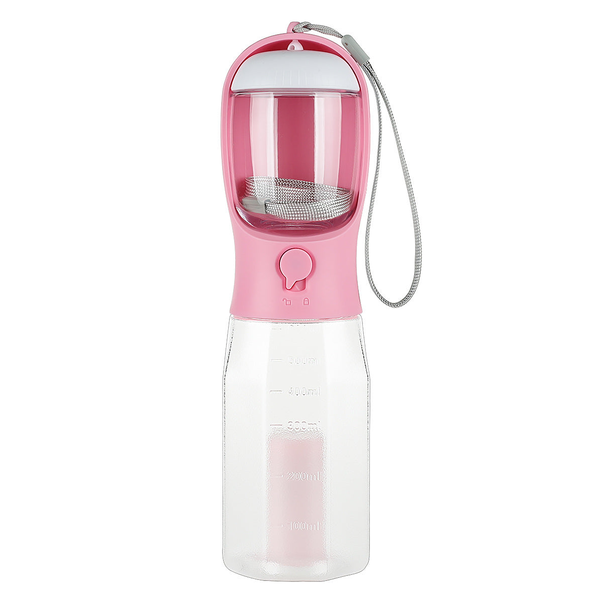 Portable 3-in-1 Pet Water Bottle & Food Feeder with Poop Bag Dispenser – Leak-Proof Dog & Cat Travel Bottle