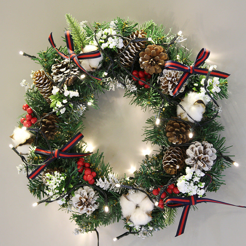 Christmas Wreath Ornaments – 30cm & 40cm Festive Door Decoration | Pixel & Parcel Co.