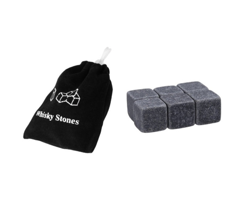 Natural Whiskey Stones – Reusable Chilling Stones for Whiskey, Wine & Cocktails