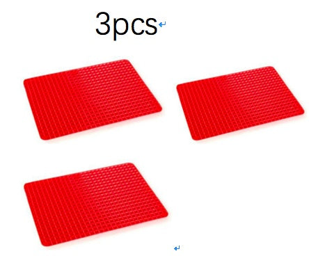 Non-Stick Silicone Pyramid Cooking & Baking Mat – Heat-Resistant Kitchen Gadget