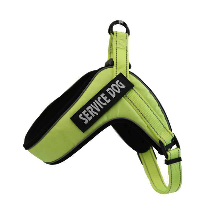 Custom Breathable Dog Harness Vest with Reflective Strip & Metal Buckle