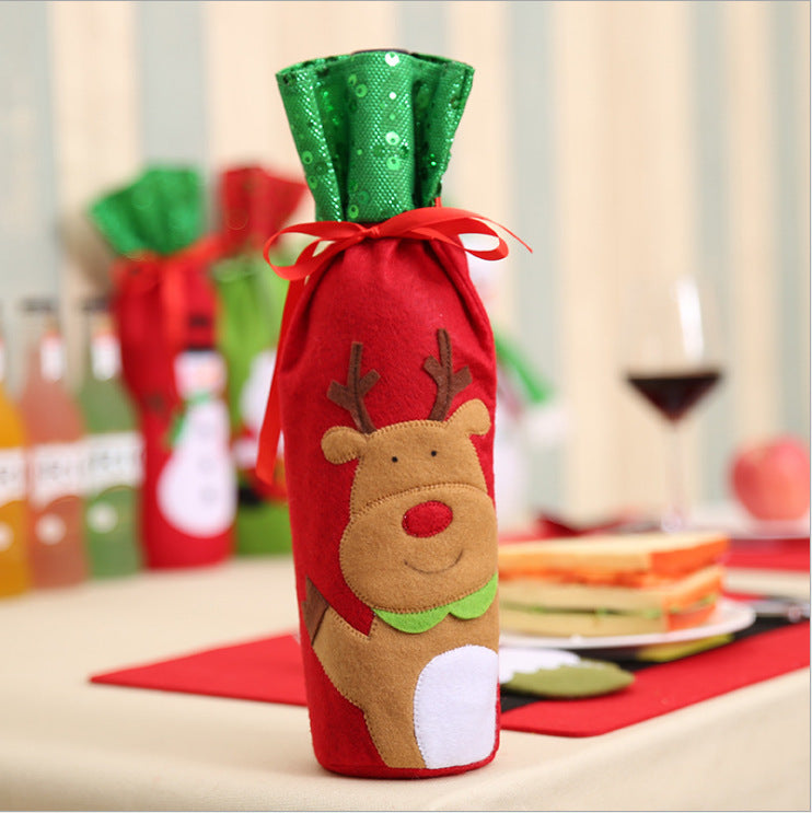 Christmas Wine Bottle Socks – Festive Holiday Decorations