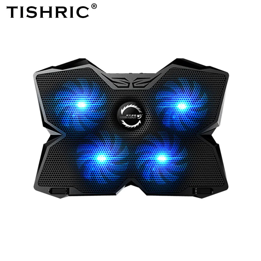 High-Performance Laptop Cooler Pad – 4 LED Fans & 2 USB Ports (14″-17″)