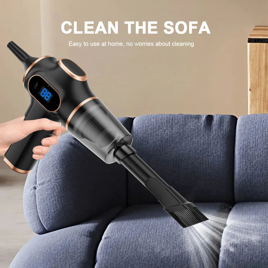 portable vacuum cleaner for car interior