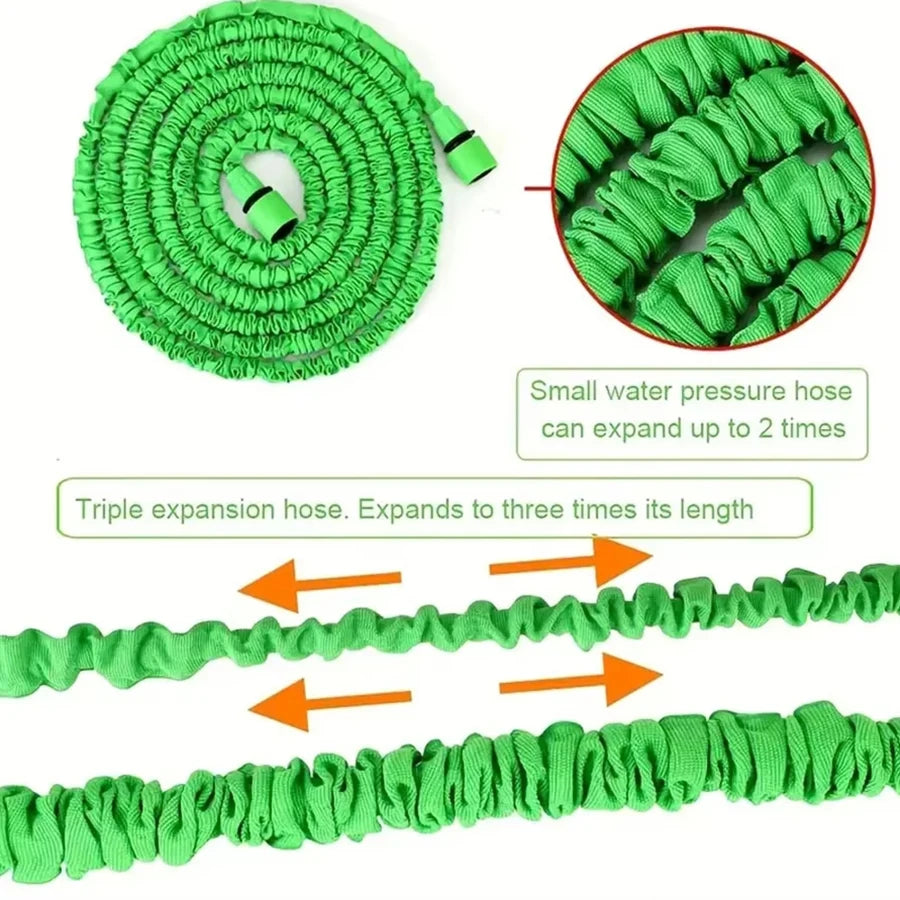 Extensible Garden Hose – High Pressure Flexible Magic Pipe (25 ft – 200 ft) | Pixel & Parcel Co.