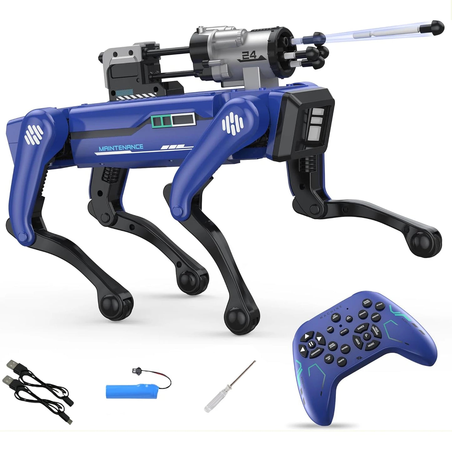 AI Simulation Robot Dog – Interactive Voice & App Controlled Smart Puppy