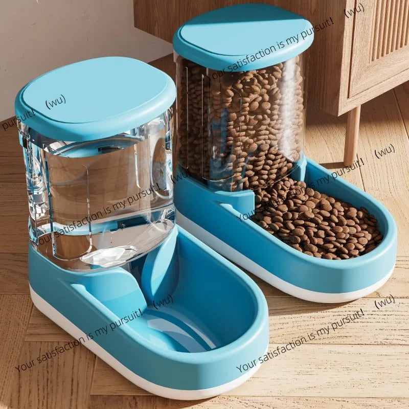 Automatic Pet Feeder & Water Dispenser – 2-in-1 Dog & Cat Bowl with Flowing Water | Pixel & Parcel Co.