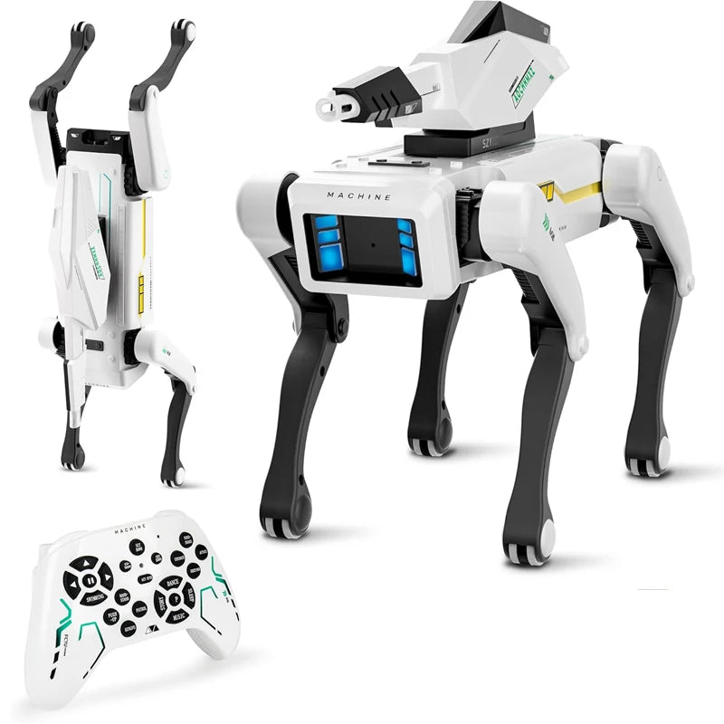 AI Simulation Robot Dog – Voice Command, App Control & Acrobatic Interactive Robot