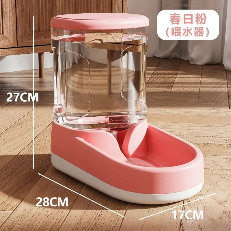 Automatic Pet Feeder & Water Dispenser – 2-in-1 Dog & Cat Bowl with Flowing Water | Pixel & Parcel Co.