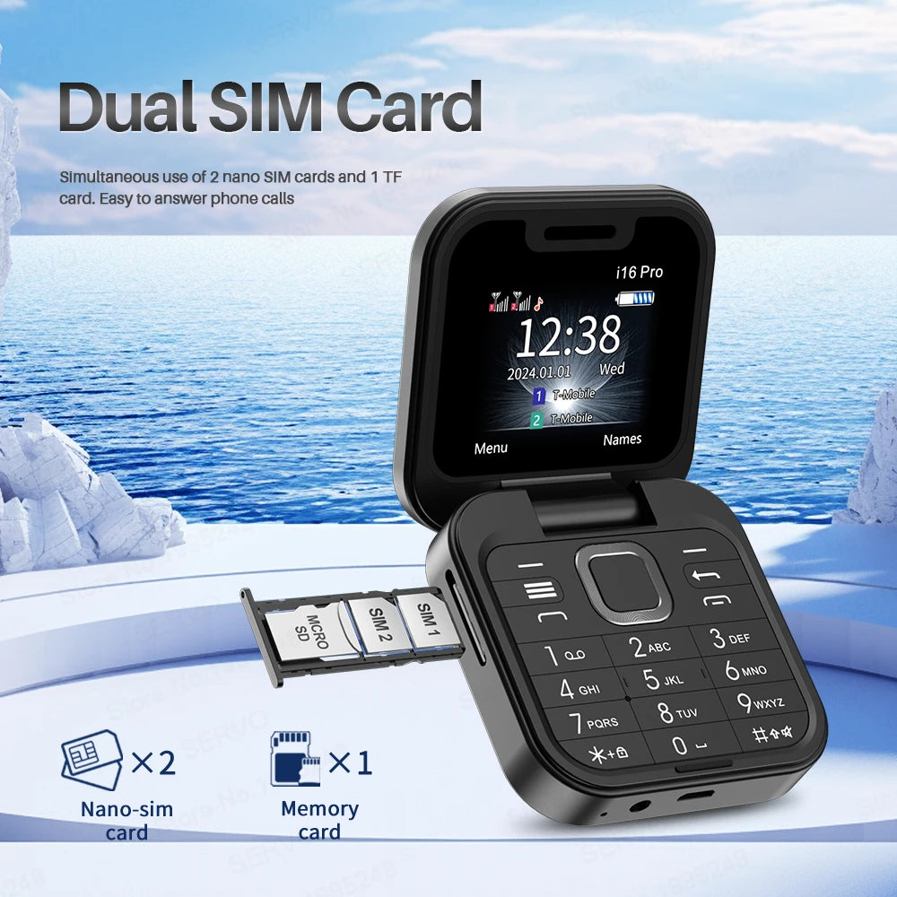 compact flip mobile phone