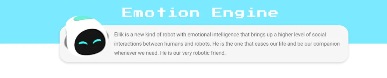 Eilik Smart Robot Pet – Emotional Desktop Companion Robot with Touch Interaction