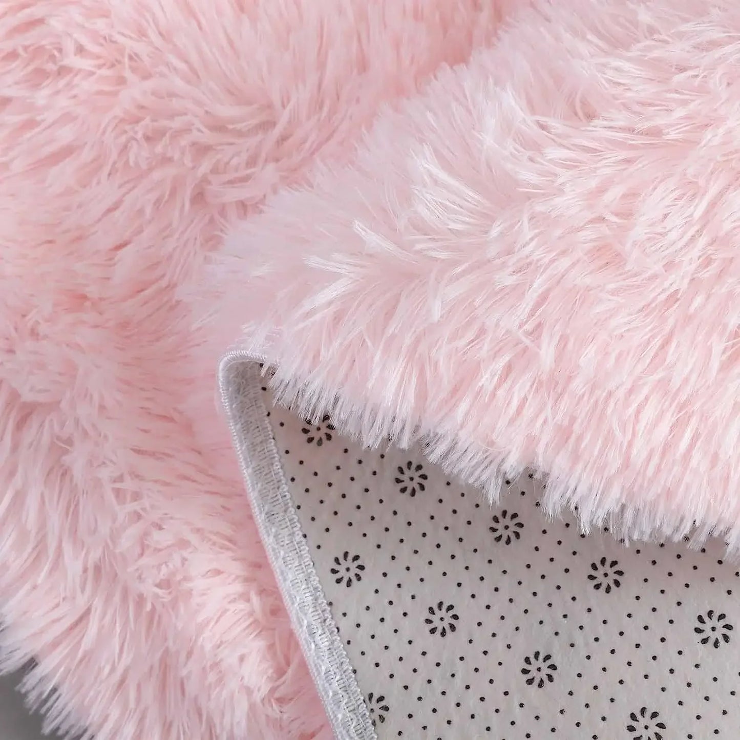 thick pile round rug