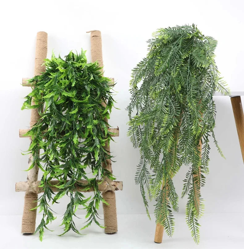 90cm Persian Fern Leaf Vine – Hanging Artificial Plant for Indoor & Wall Decor