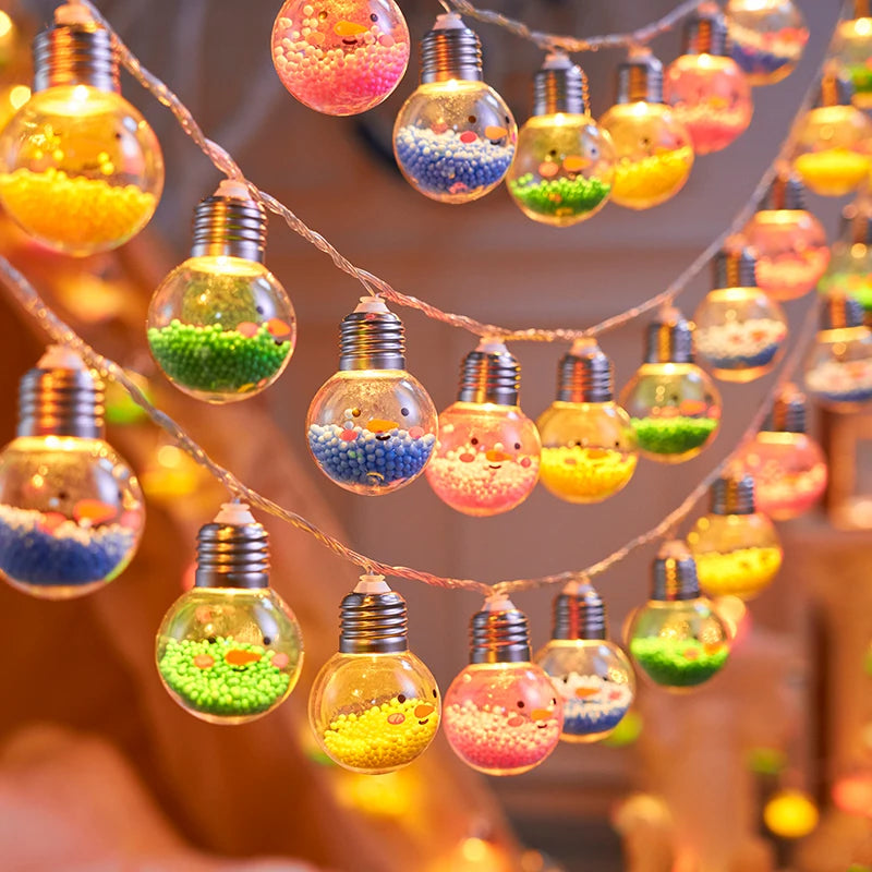 decorative ball string lights