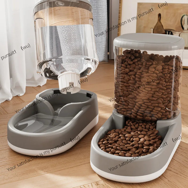 Automatic Pet Feeder & Water Dispenser – 2-in-1 Dog & Cat Bowl with Flowing Water | Pixel & Parcel Co.