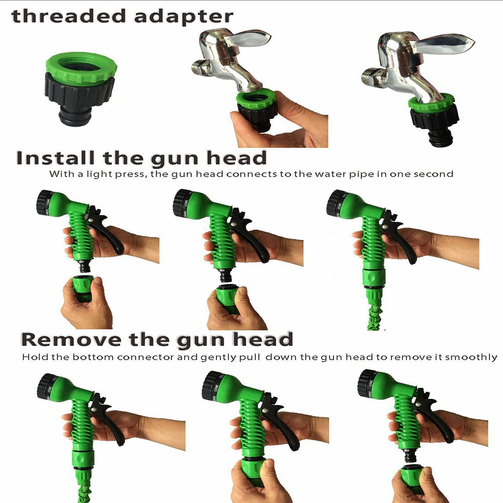 “durable expandable hose for car wash and yard”