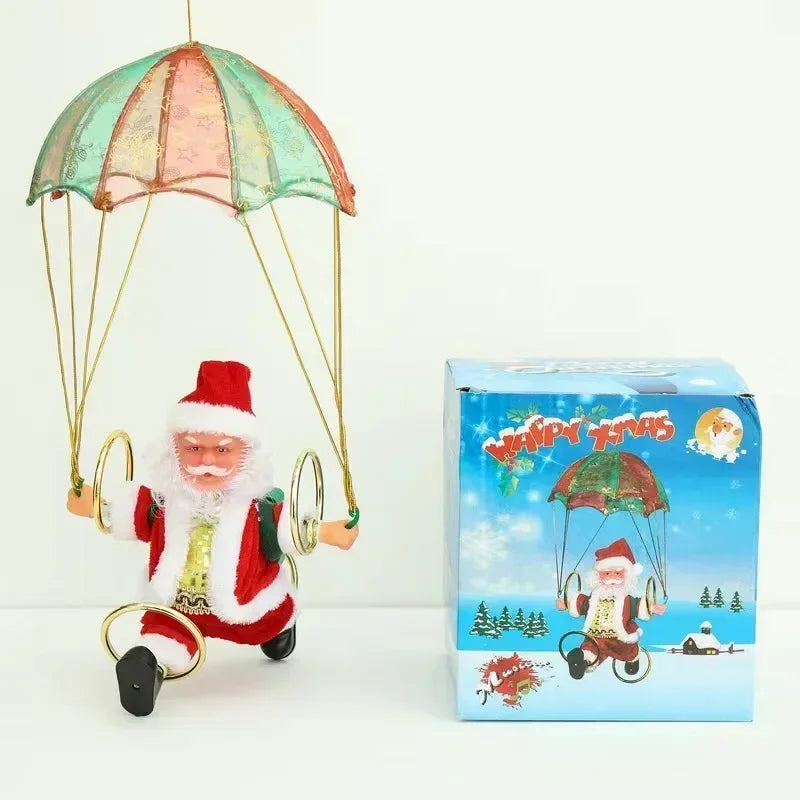 Electric Climbing Santa on Ladder – Interactive Christmas Tree Ornament