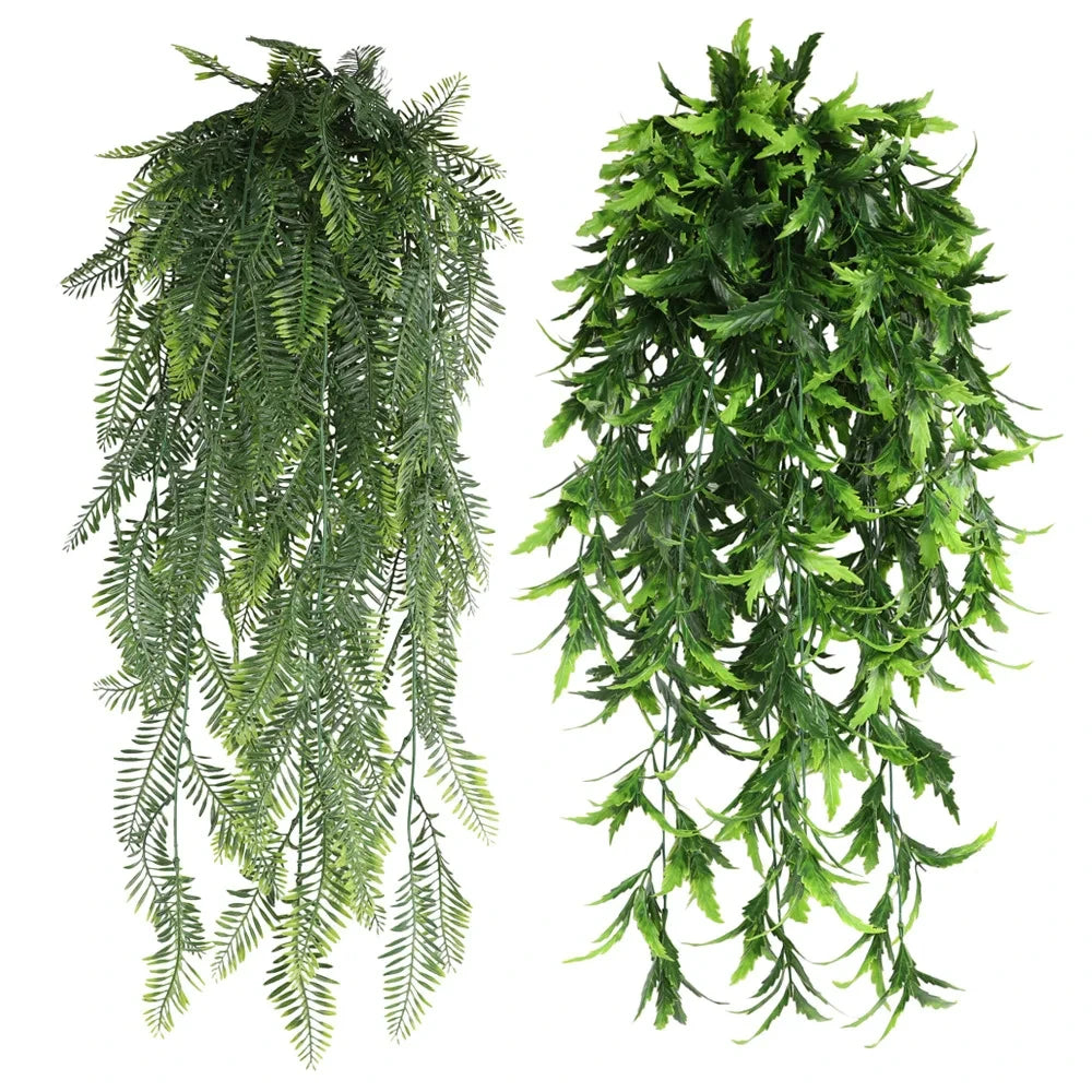 90cm Persian Fern Leaf Vine – Hanging Artificial Plant for Indoor & Wall Decor