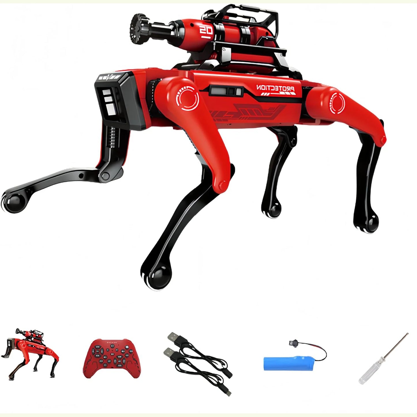AI Simulation Robot Dog – Voice Command, App Control & Acrobatic Interactive Robot