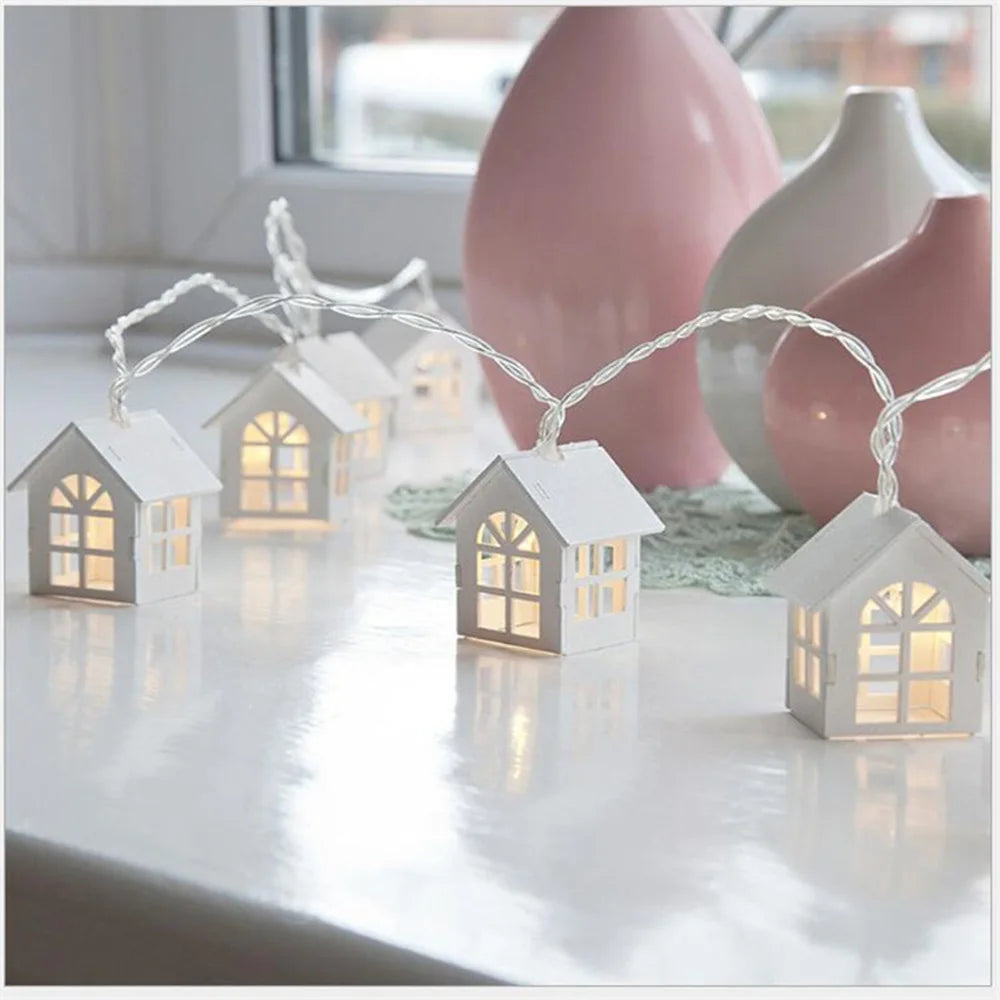 Christmas Fairy House LED Lamp – Enchanted Holiday Home Décor
