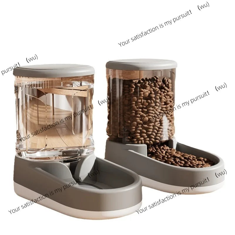 Automatic Pet Feeder & Water Dispenser – 2-in-1 Dog & Cat Bowl with Flowing Water | Pixel & Parcel Co.