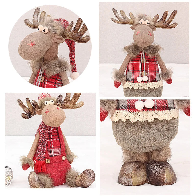 Standing elk doll Christmas decoration