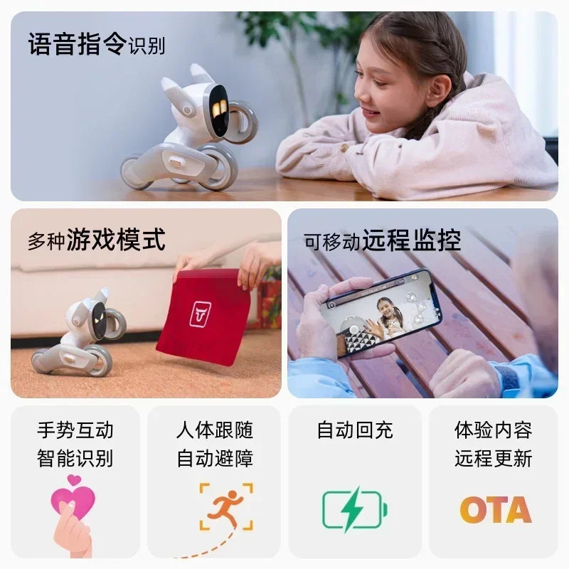 Loona Smart Robot Dog – Cute Emotional Pet Robot, Voice Interaction & Custom Monitor Toy