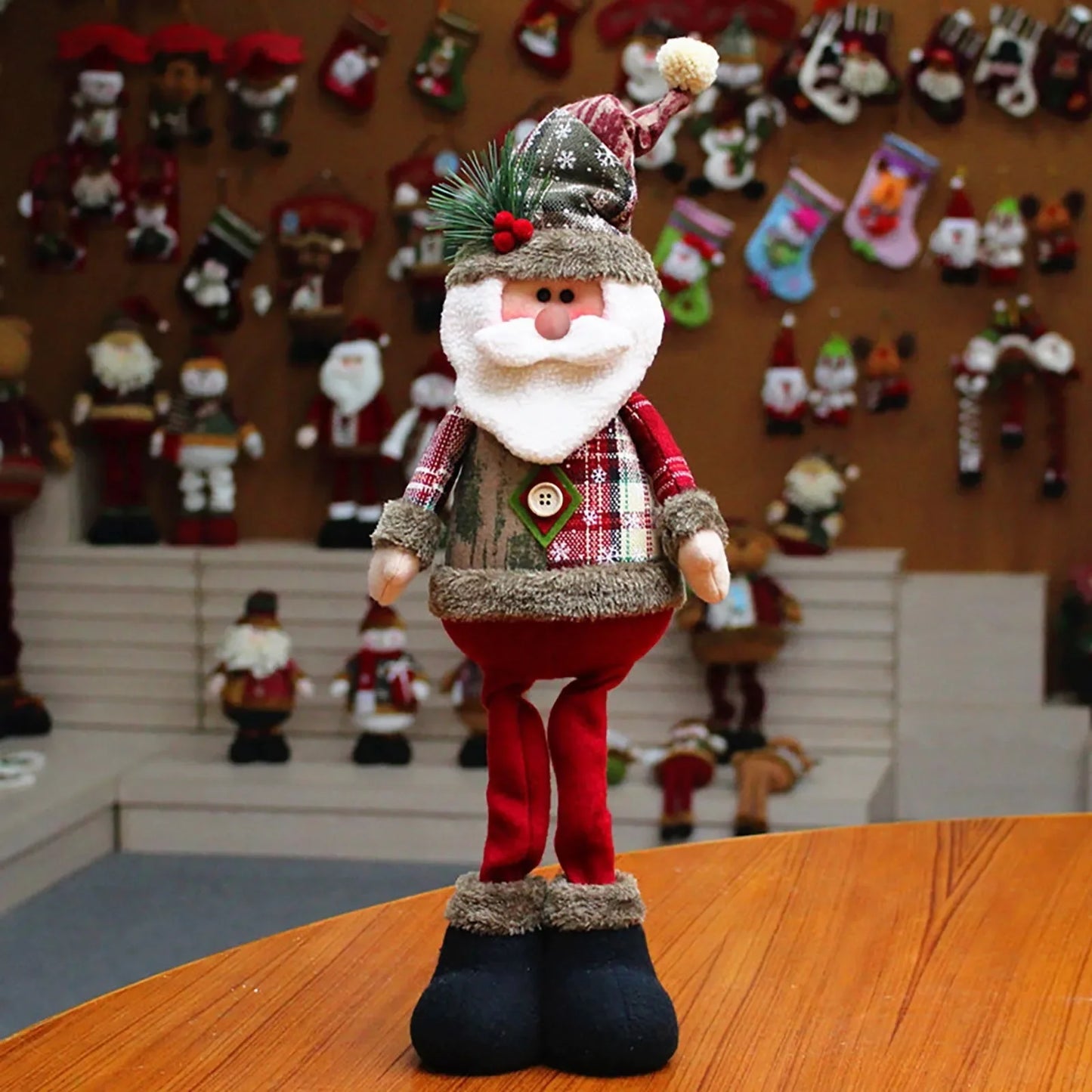 snowman plush doll holiday ornament