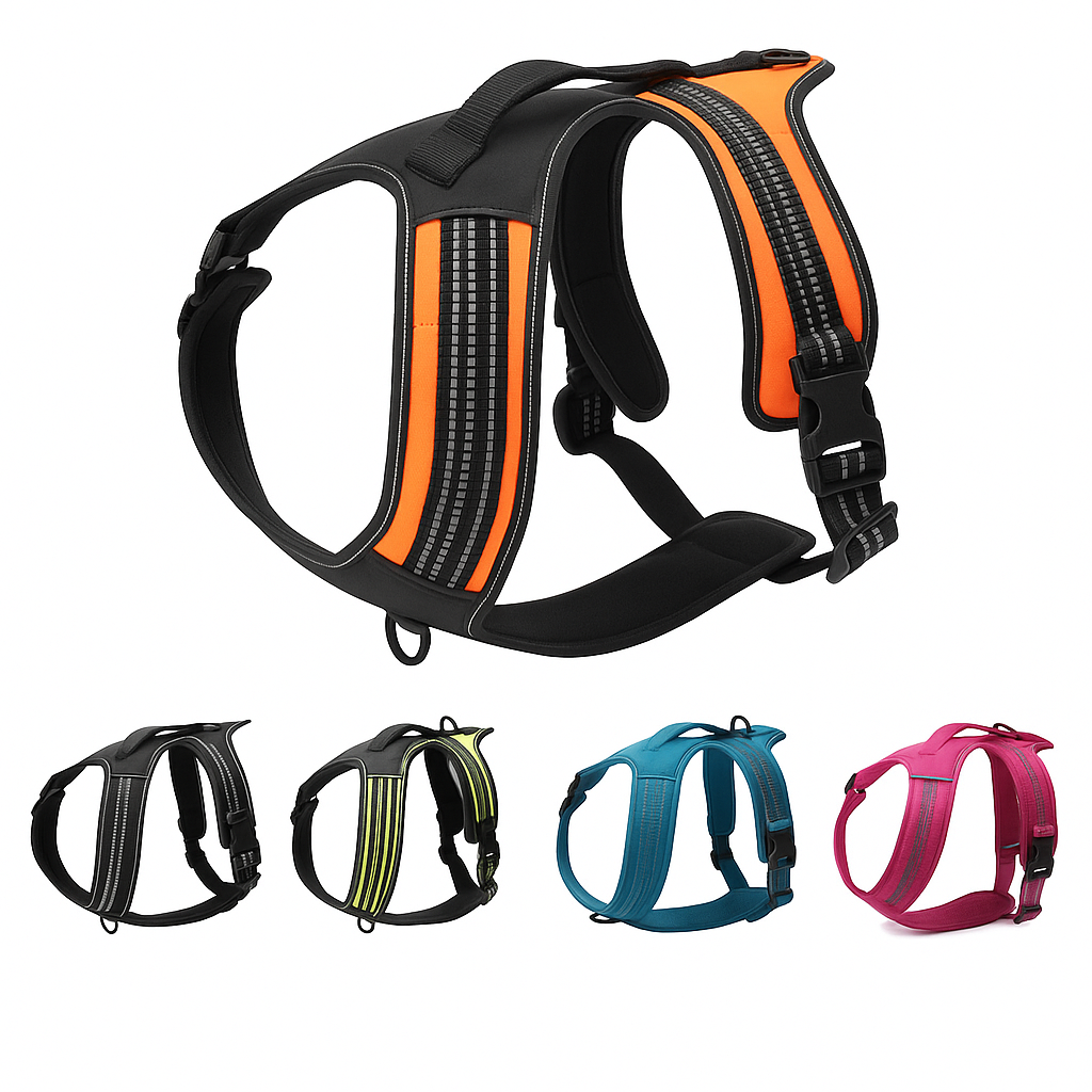 Truelove Reflective No-Pull Dog Harness – Adjustable Outdoor Sport Pet Vest with Handle (XS–XL, 5 Colors) | Pixel & Parcel Co.