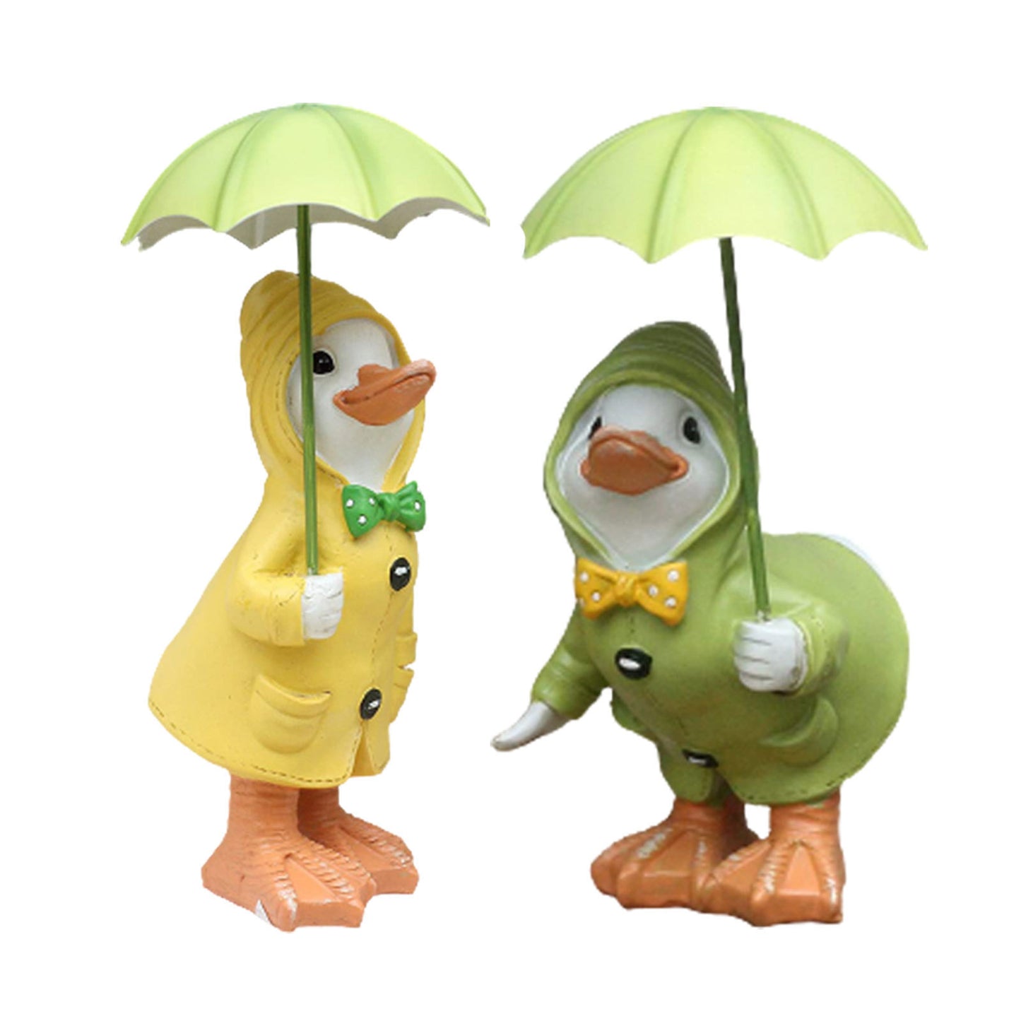 Pair of Duck Garden Decorations – Outdoor Lawn & Yard Ornaments
