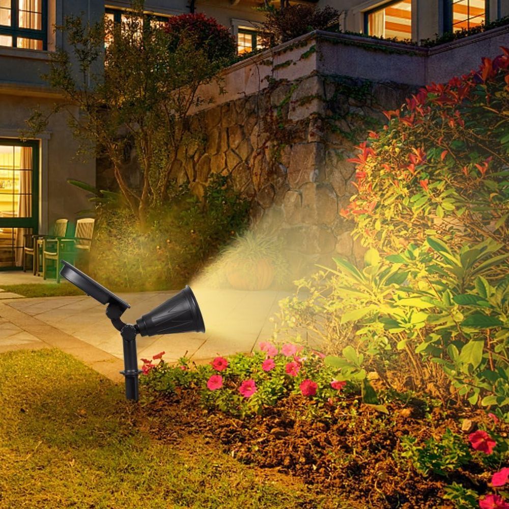 Solar Spot Lights LED Outdoor Garden Pathway Lawn Stake Lamps – Landscape Decoration UK