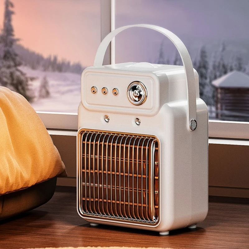 1200W 2-in-1 Room Heater & Humidifier — Table/Desk, Overheat Protection