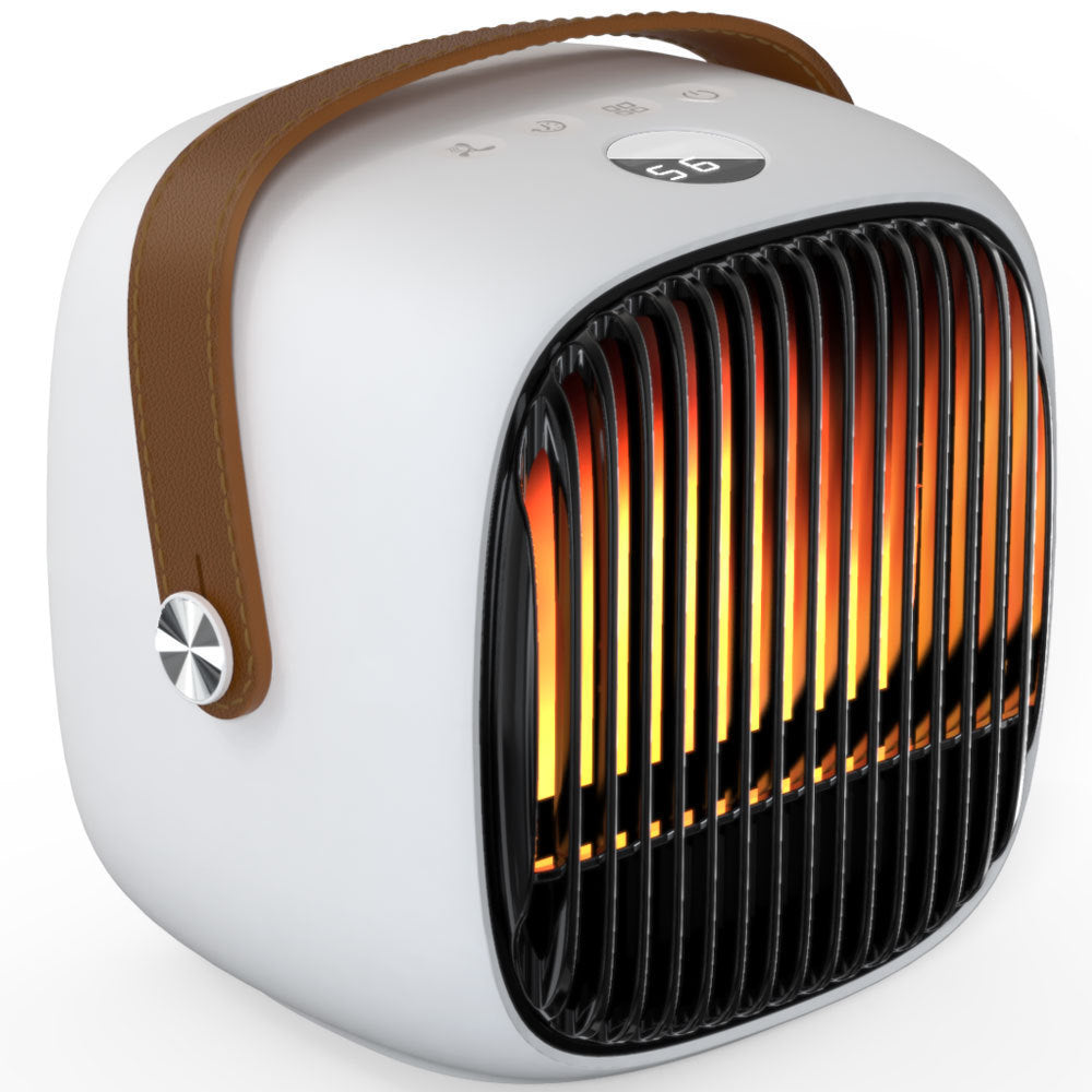 Home Bluetooth White Noise Desktop Heater – PTC Ceramic Mini Heater with Timer & Multiple Colors