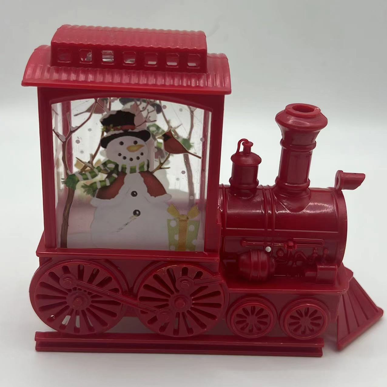 Retro Train LED Night Light – Glowing Christmas Plastic Decoration | Pixel & Parcel Co.