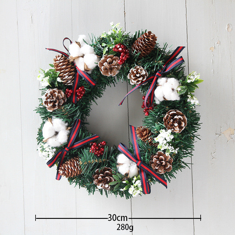 Christmas Wreath Ornaments – 30cm & 40cm Festive Door Decoration | Pixel & Parcel Co.