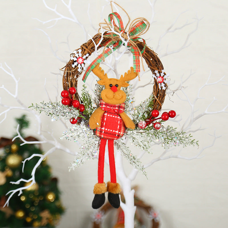 Christmas Decorations Garland Wreath – 30CM Handmade Holiday Ornament (Variety Styles) | Pixel & Parcel Co.