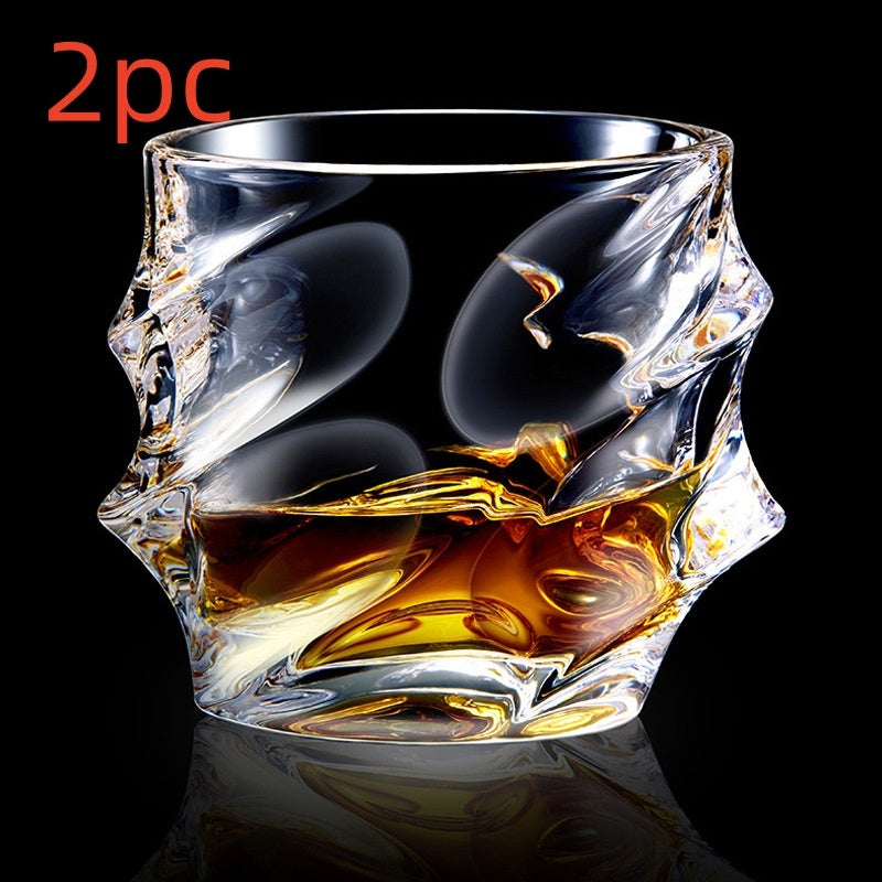 Creative Whiskey Glass – Unique Household Crystal Glass Cup