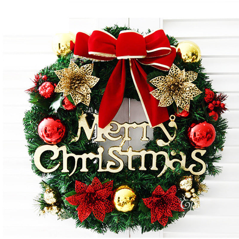 30cm Simple Christmas Wreath – Festive Door Decoration | Pixel & Parcel Co.