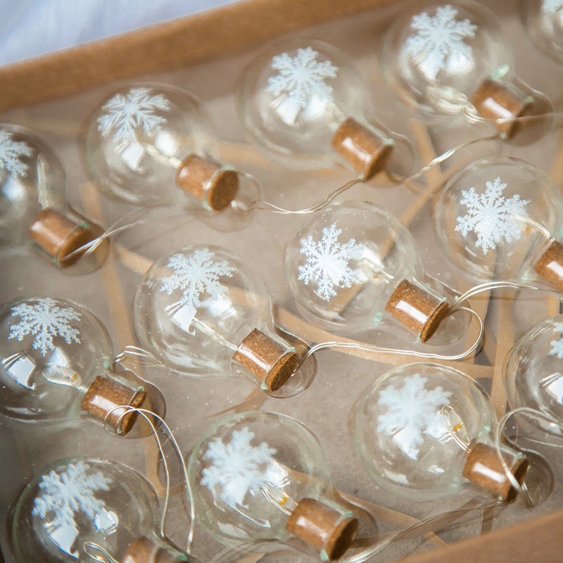Copper Wire LED String Lights – Nordic Style Christmas Decorations (1m) | Pixel & Parcel Co.