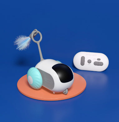 Remote Control Interactive Cat Car Toy – Automatic USB Charging Smart Chasing Toy for Cats