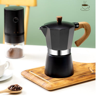 Italian Moka Coffee Pot Set — European-Style Stovetop Espresso Maker