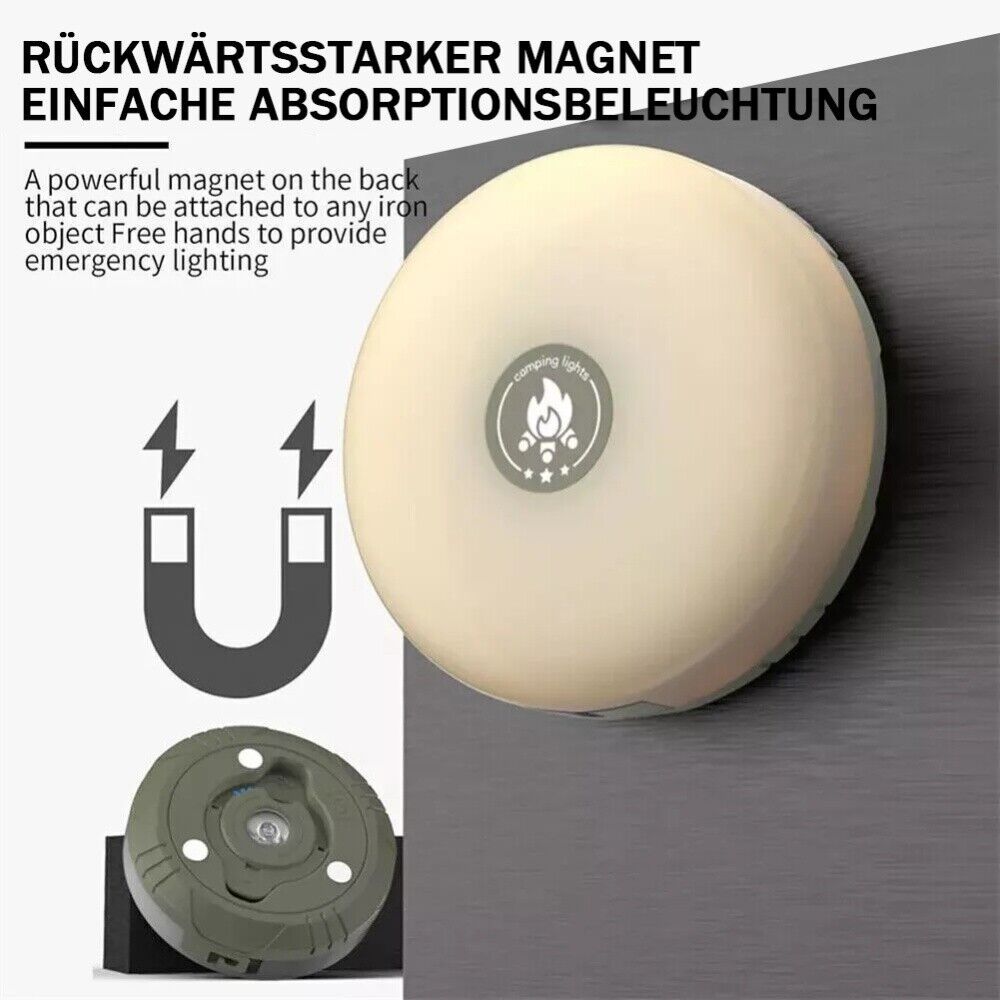 10M Outdoor Camping String Lights – Festival Tent Hanging Lamps with USB Charging
