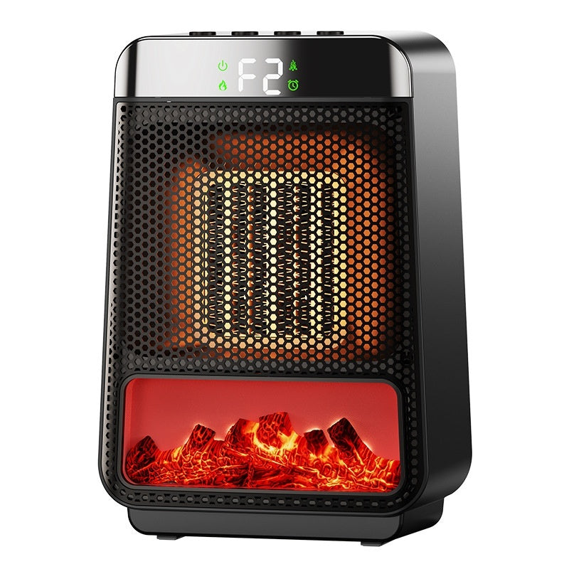 1500W PTC Space Heater — 3D Flame, Oscillating, ECO