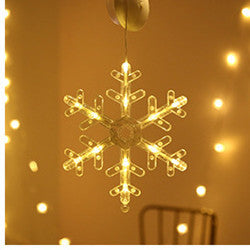 Star String Curtain Lights – LED Christmas Snowman & Tree Holiday Decoration | Pixel & Parcel Co.