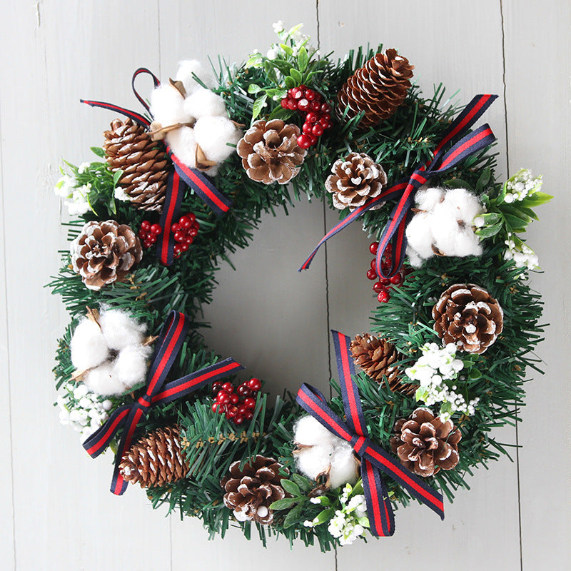 Christmas Wreath Ornaments – 30cm & 40cm Festive Door Decoration | Pixel & Parcel Co.