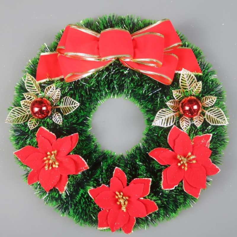 Christmas Festival Wreath – Decorative Door & Window Hanging (Multiple Sizes & Styles) | Pixel & Parcel Co.
